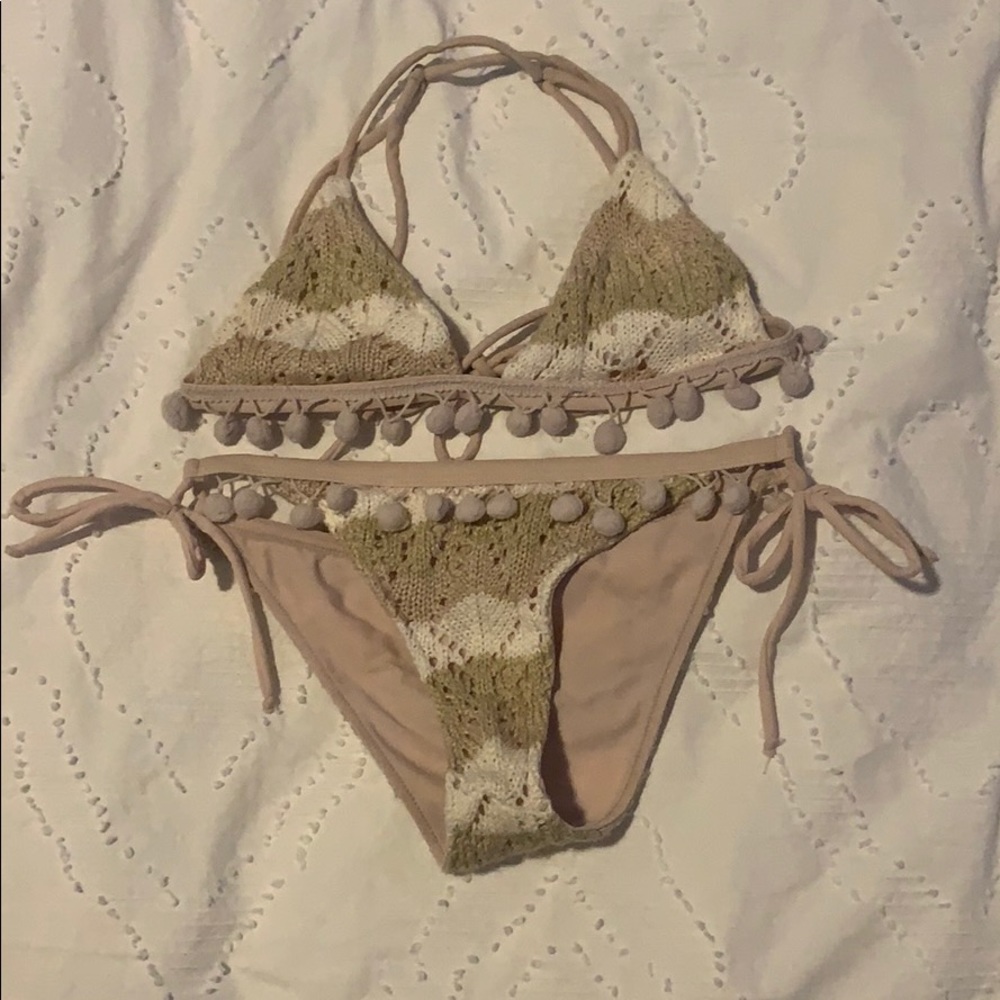 Tularosa Pom Pom Bikini Set